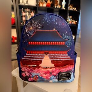 Mulan Castle Light Up Mini Backpack Loungefly